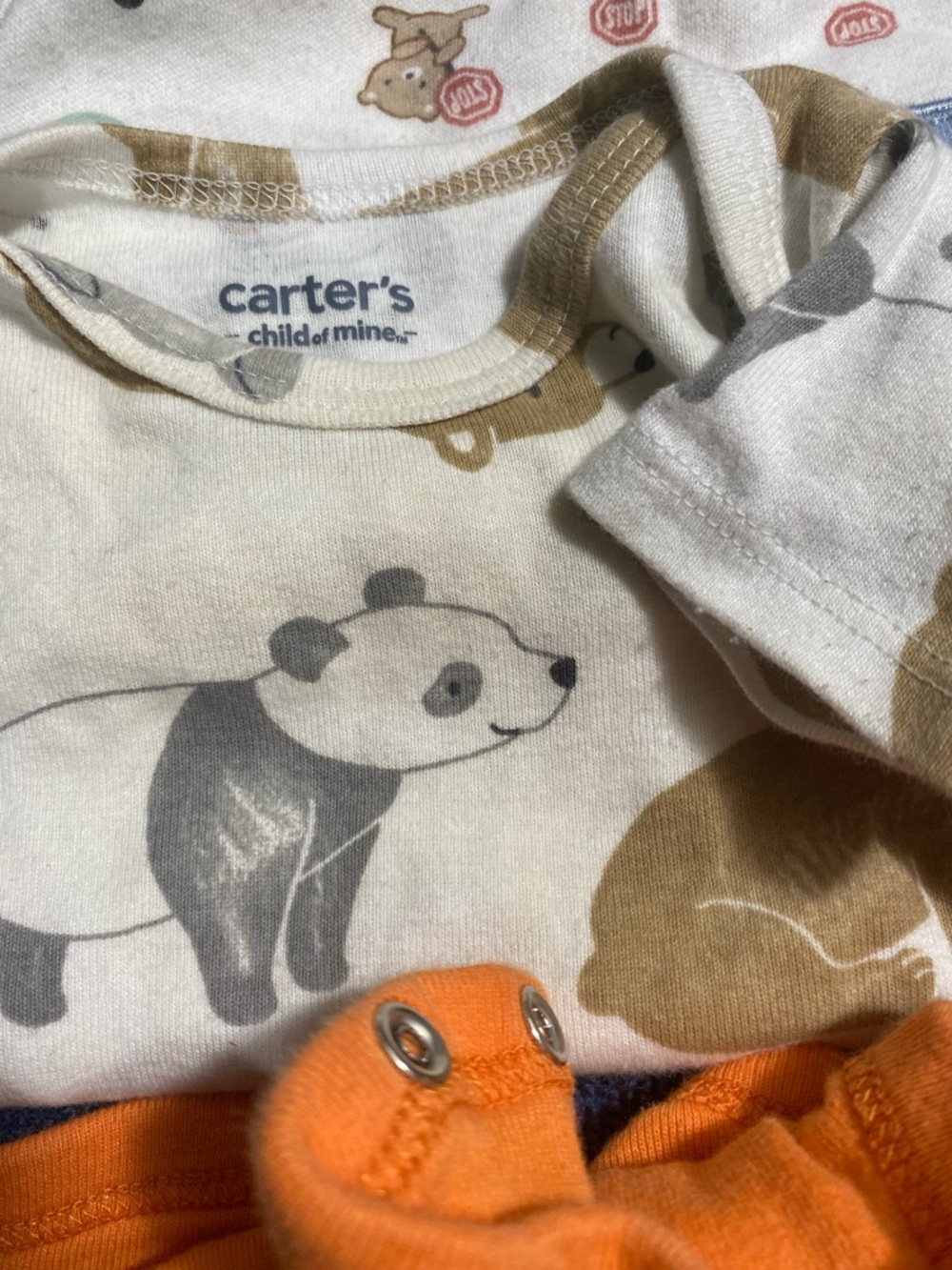25 piece Ralph L. Tru Religion Guess Champion Dinosaur Onesie Shirt Baby Bundle - Picture 5 of 12